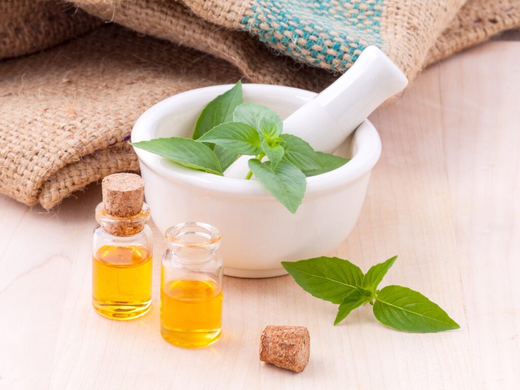 Basil essential oil