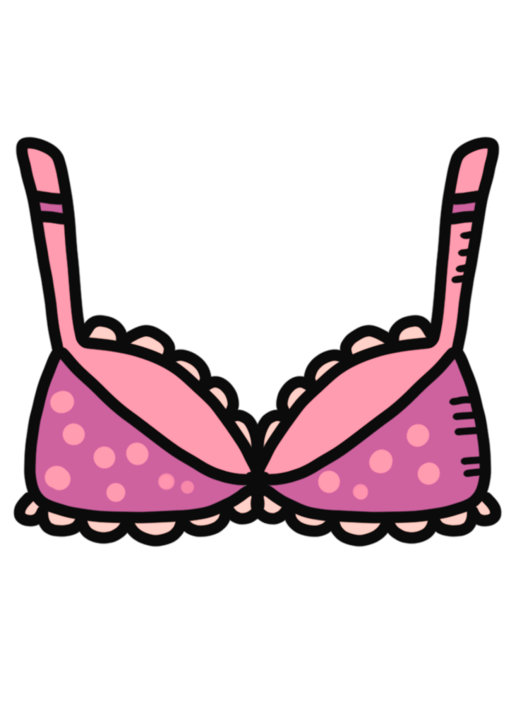 cartoon image of bra