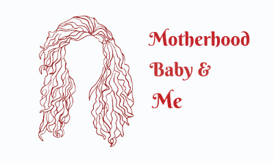 Motherhood, Baby and Me's logo for this page "contact us"