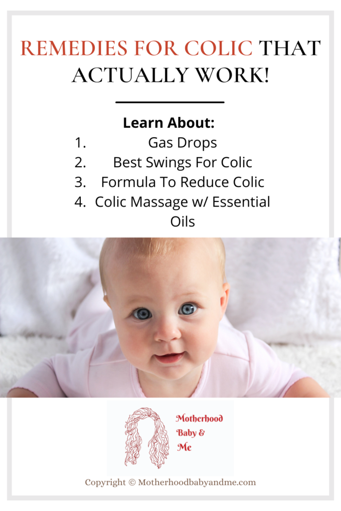 Pinterest pin for this article on colic