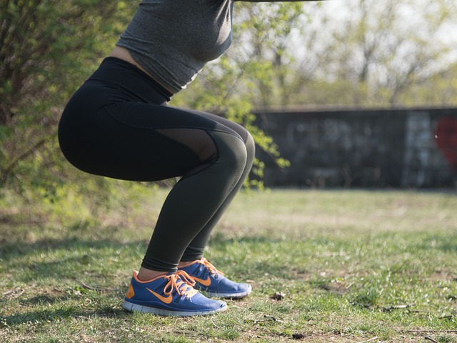 Woman doing squats