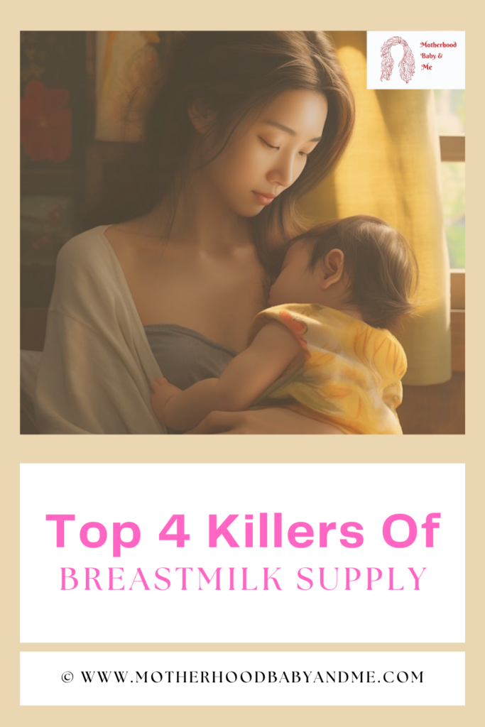 Pinterest pin for this article What Kills Milk Supply? 