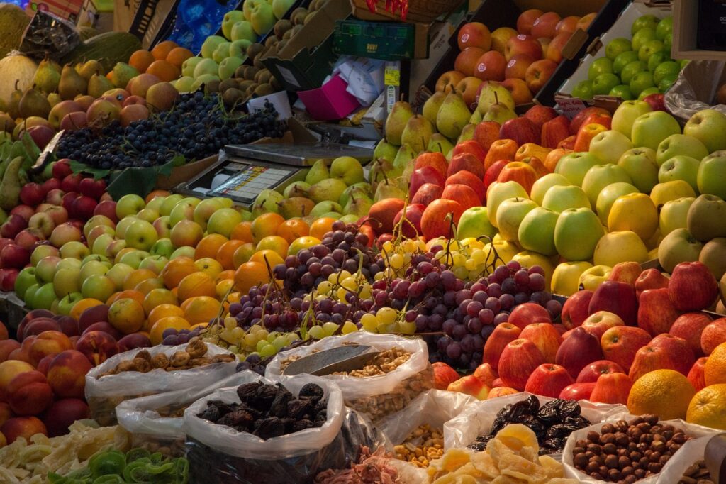 food in the market