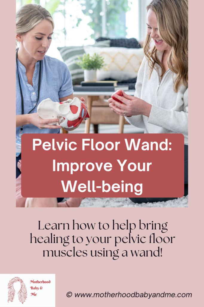 pinterest pin for this article the pelvic floor wand